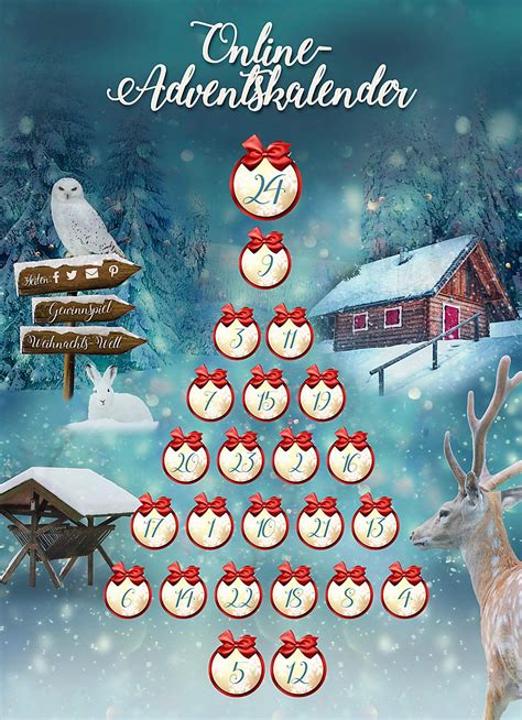 Adventskalender online .